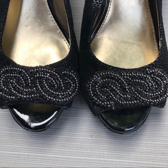 Antonio Melani Black Evening Heels - Picture 5 of 5